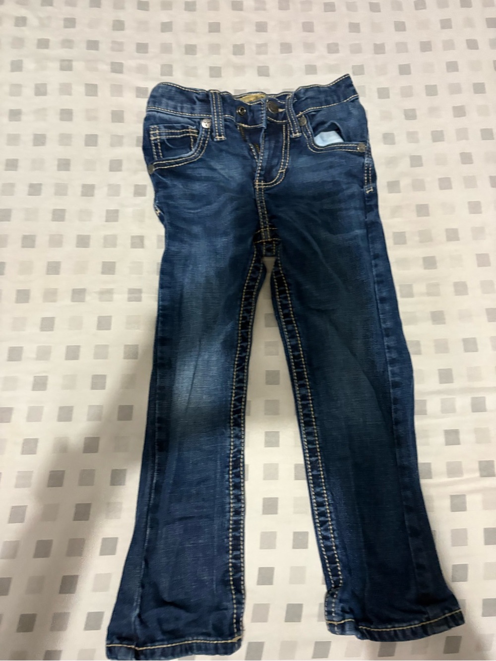Wrangler Kids Dark Blue Denim Jeans